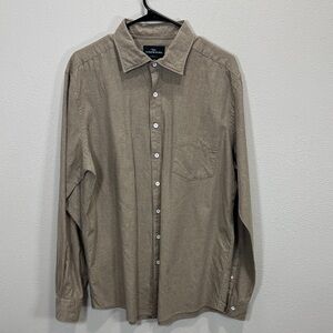 Rodd & Gunn Taupe Button-Down Shirt sports fit